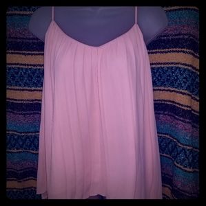 Pink Dressy Summer Tank Top
